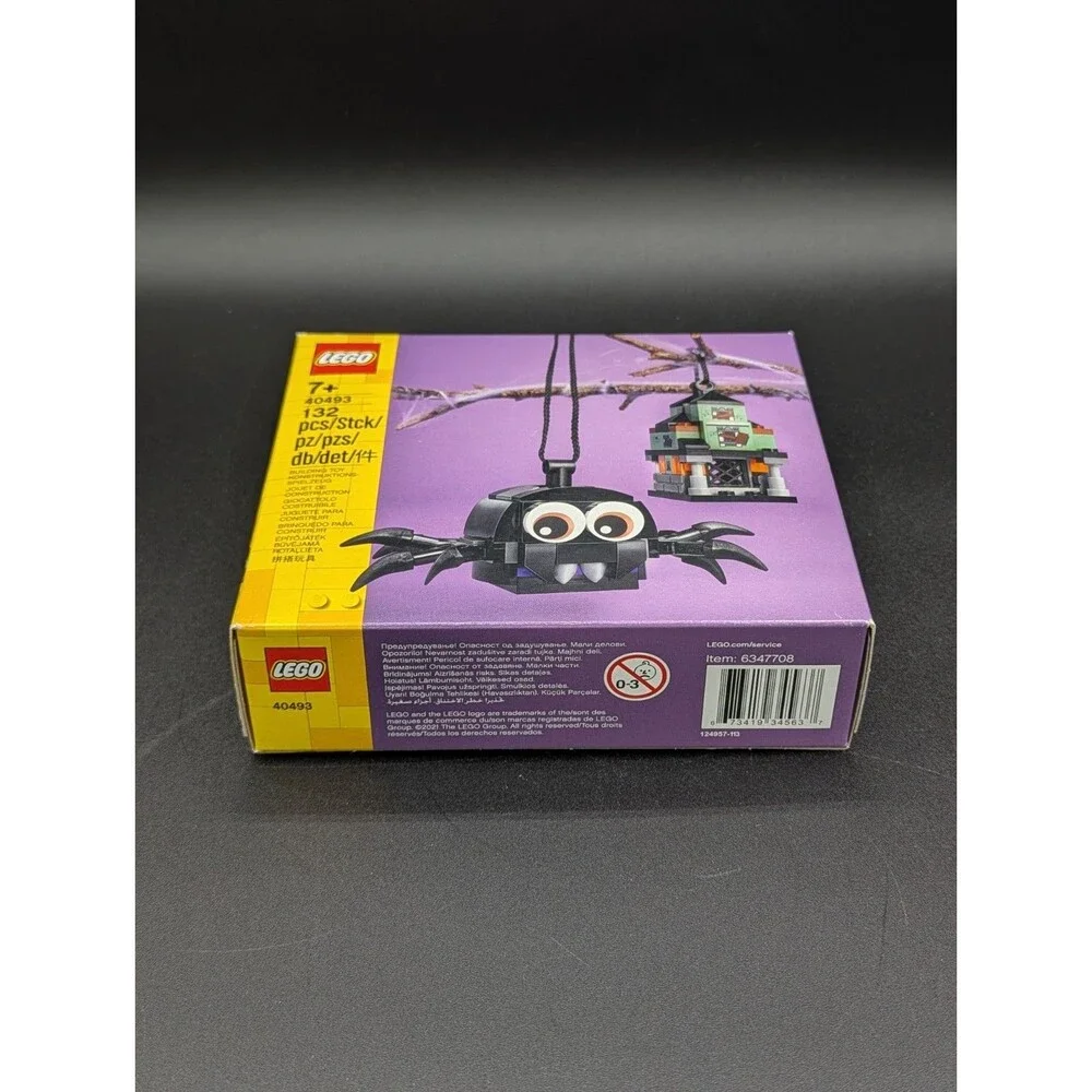 LEGO 40493 Seasonal Spider & Haunted House Halloween Ornaments Sealed Retired
